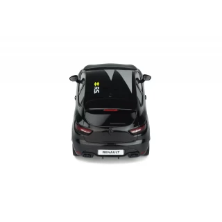 RENAULT CLIO 4 R.S. 18 BLACK 2018 OttO mobile 1:18 Resinemodell (Türen, Motorhaube... nicht zu öffnen!)